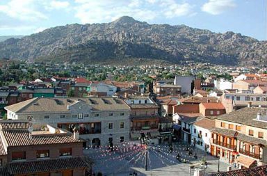 Vistas desde el campanario. Manzanares del Real