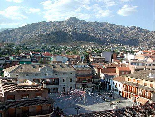 Vistas desde el campanario. Manzanares del Real