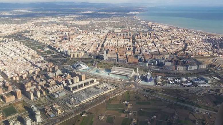 Valencia desde el aire