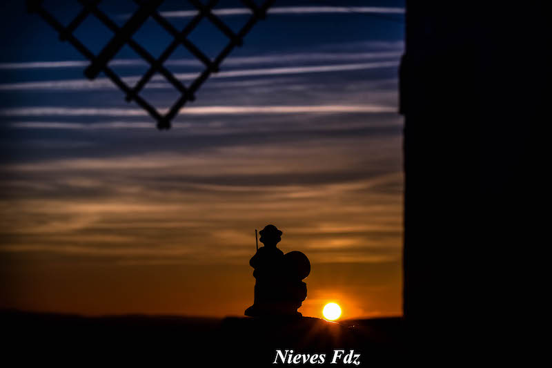 Un nuevo atardecer en los bellos molinos de Campo de Criptana