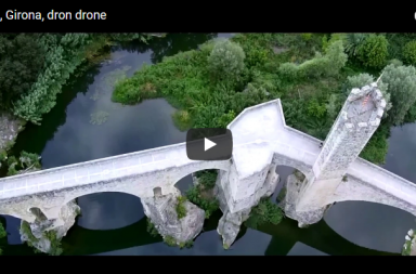 Conoce este precioso pueblo de Gerona, Besalú desde el aire